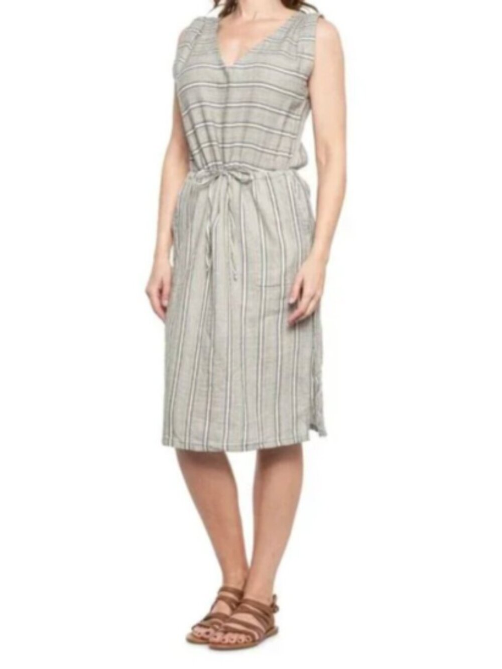 Taupe Prana cotton dress